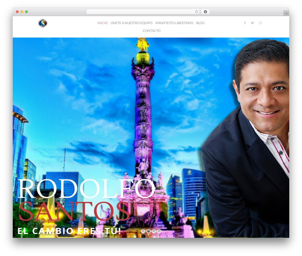 WordPress theme WP Candidate - rodolfosantos.org