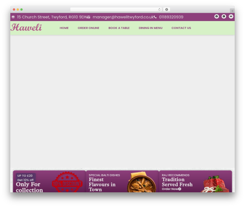 Romethemeform WordPress plugin - hawelitwyford.co.uk
