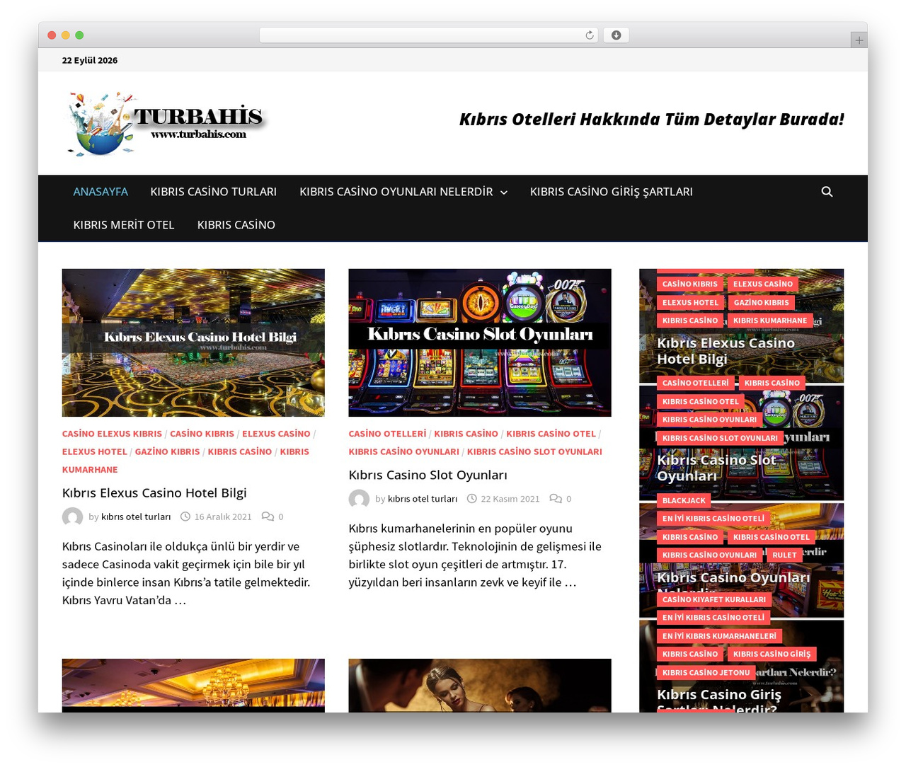 Bam Pro WordPress theme - turbahis.com