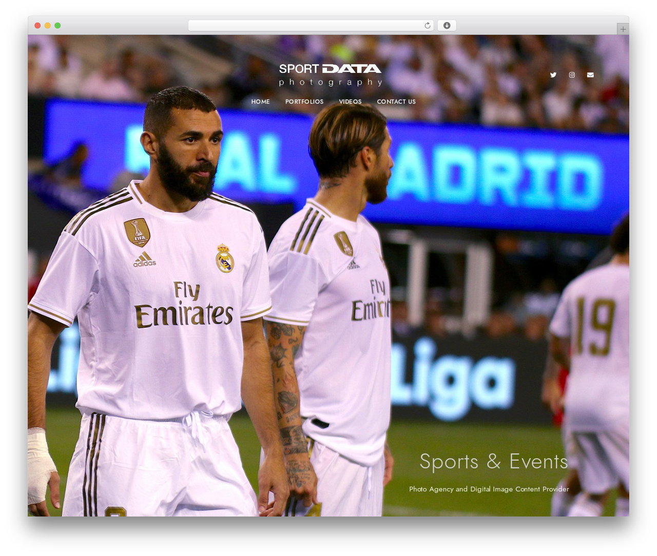 Blacksilver top WordPress theme - sportdata.ca