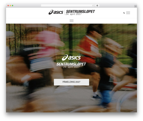 Enfold WordPress theme - sentrumslopet.no