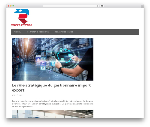 Minimize WP theme - vendre-en-chine.net