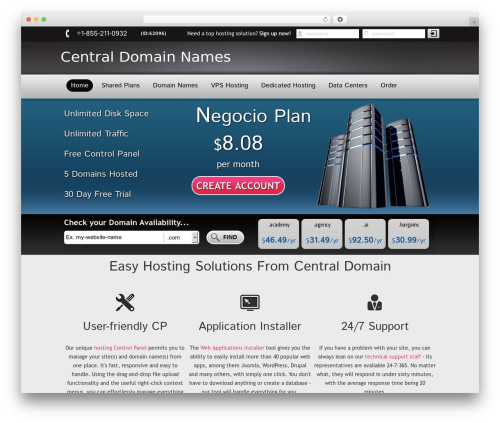 Resellerspanel WordPress plugin - centraldomainnames.com