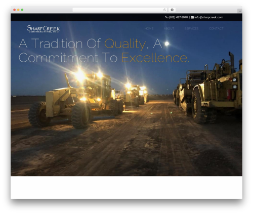 Sharp Creek WordPress theme - sharpcreek.com
