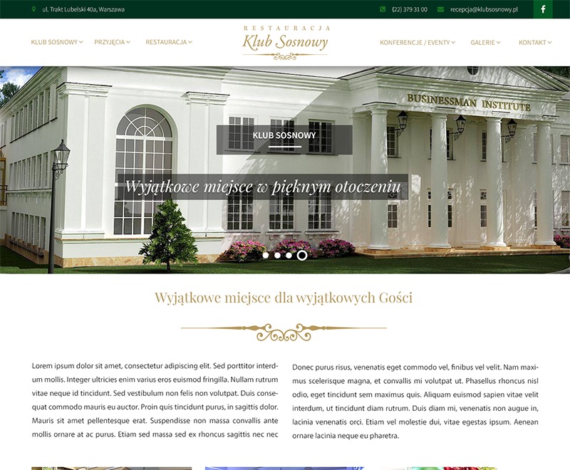 Sosnowa WordPress theme by Artur St?pie?