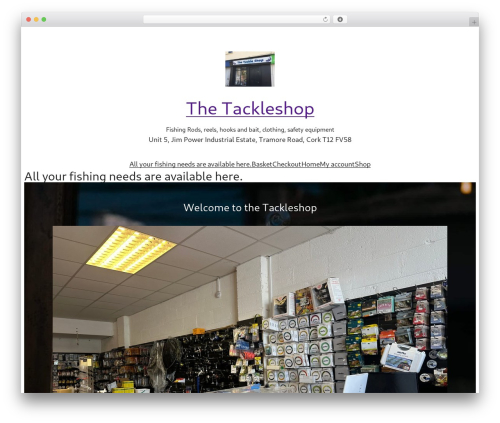 Theme WordPress Blockbase - tackleshopireland.com