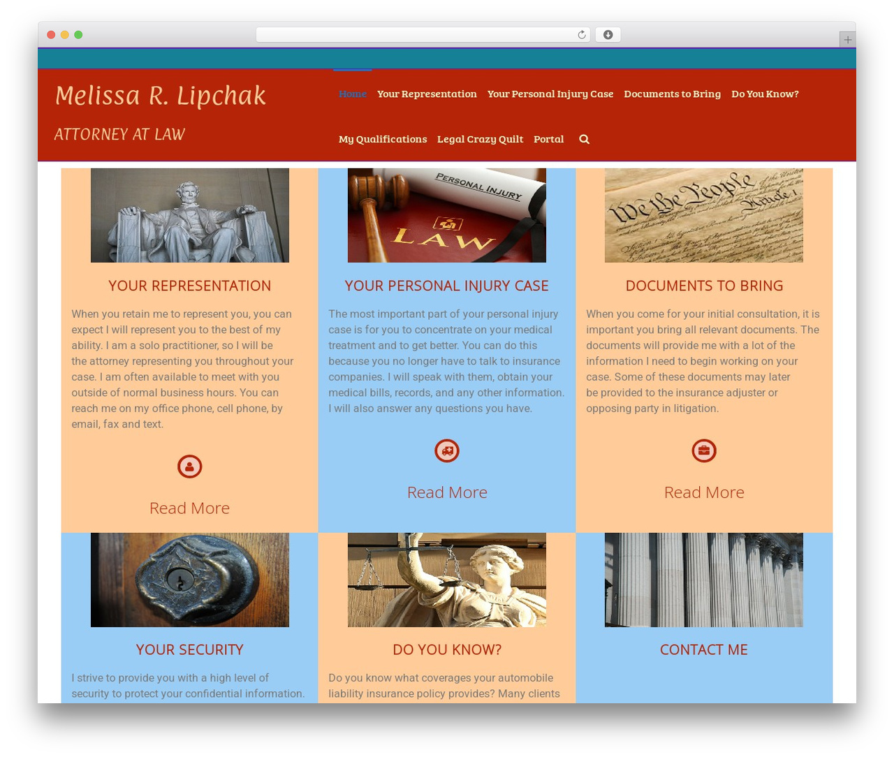 Theme WordPress Quest - melissalaw.net