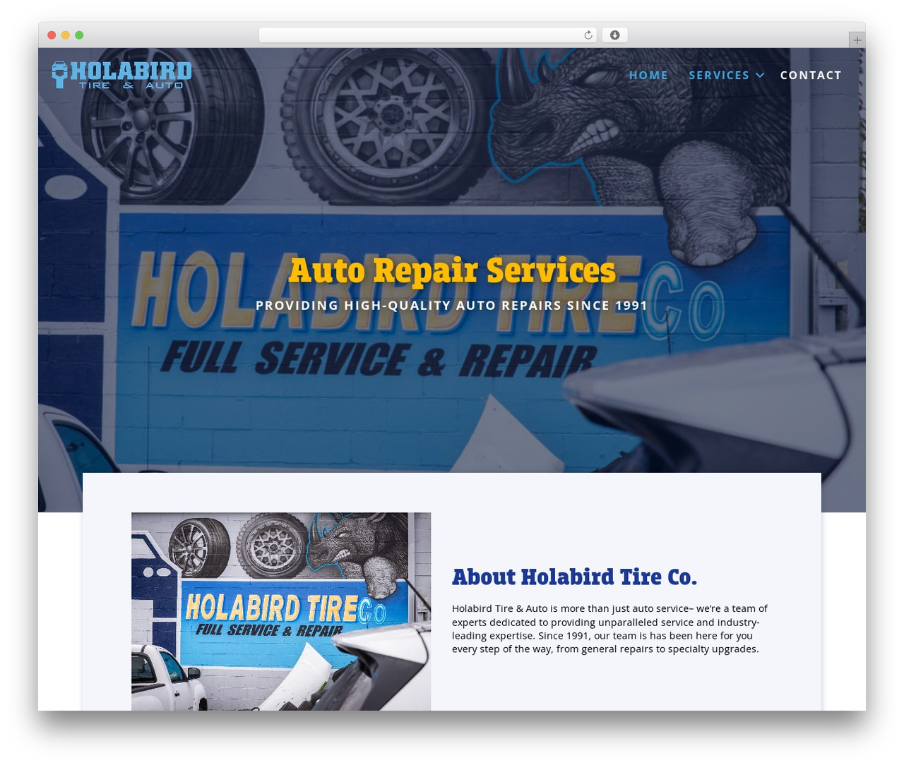 WordPress theme Beaver Builder Theme - holabirdtire.net