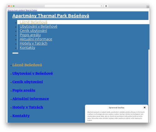 WordPress theme Bricks - besenova-thermalpark.com