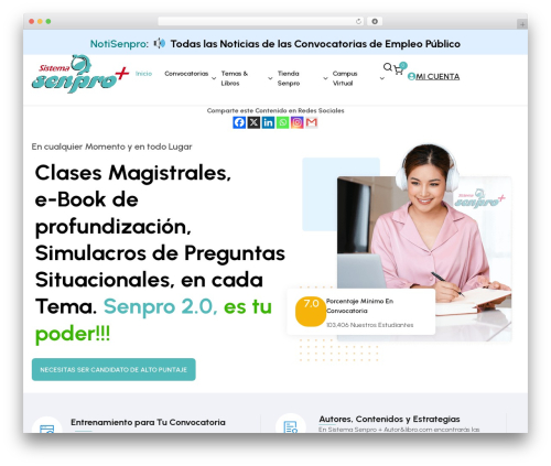 WordPress theme Eduma - senpro.com.co