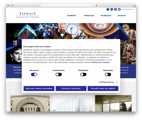 WordPress theme Klemark - klemark.com