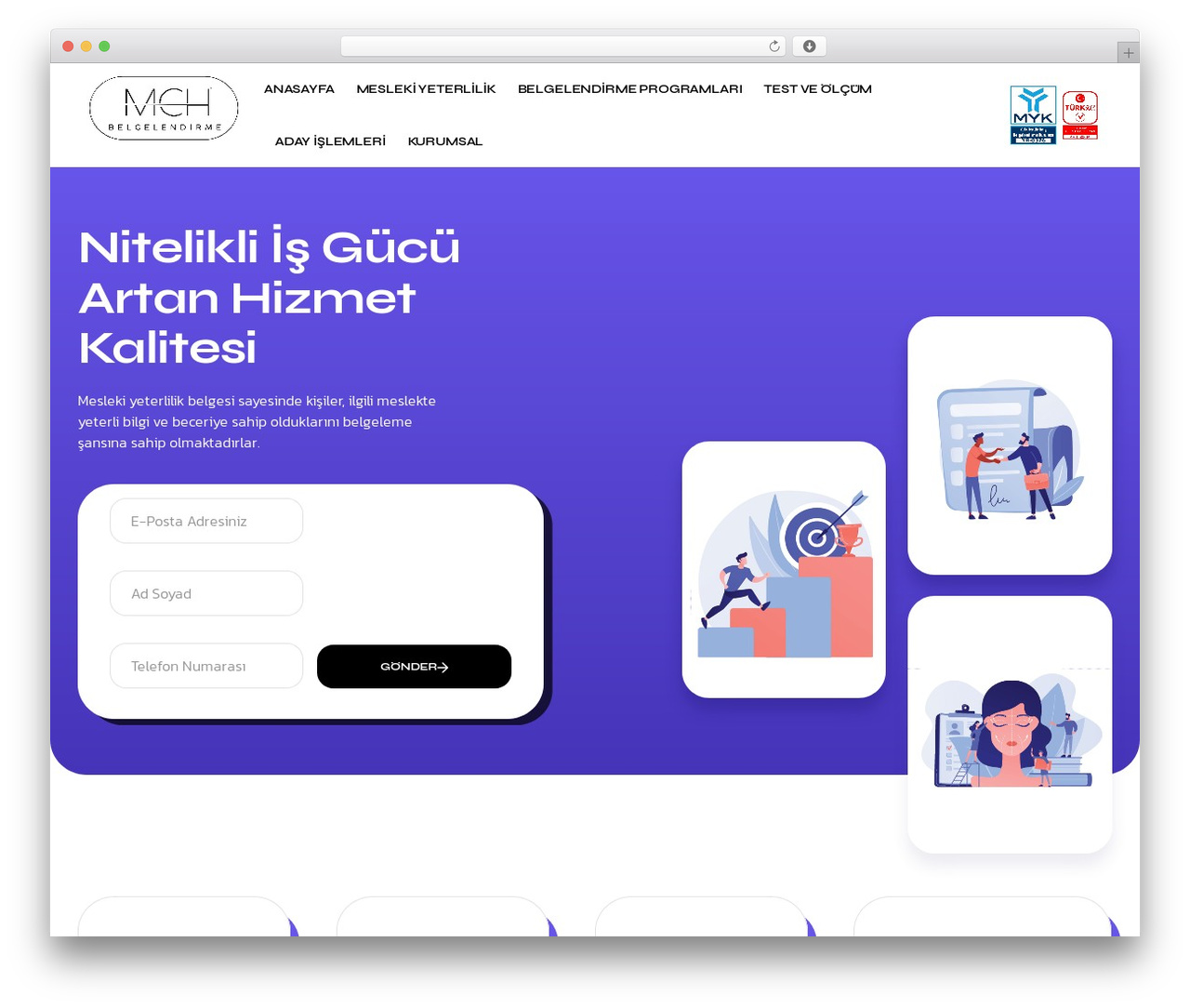 WordPress theme Numerique - mchcert.com