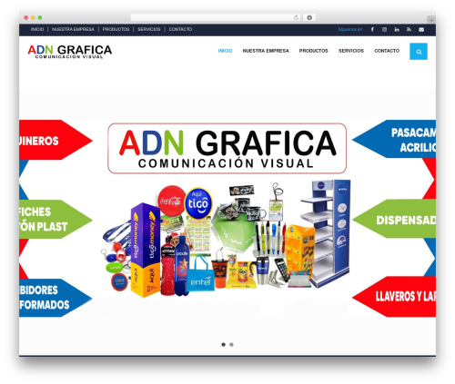 WordPress theme Shuttle - adngrafica.com