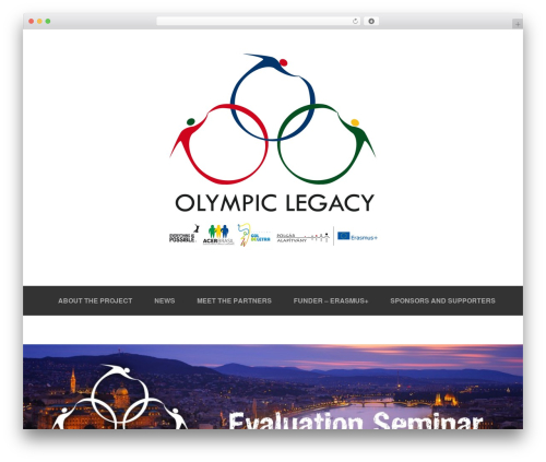 WordPress website theme themeworks - olympiclegacy.eu