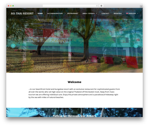 Adomus WordPress theme - aothairesort.com