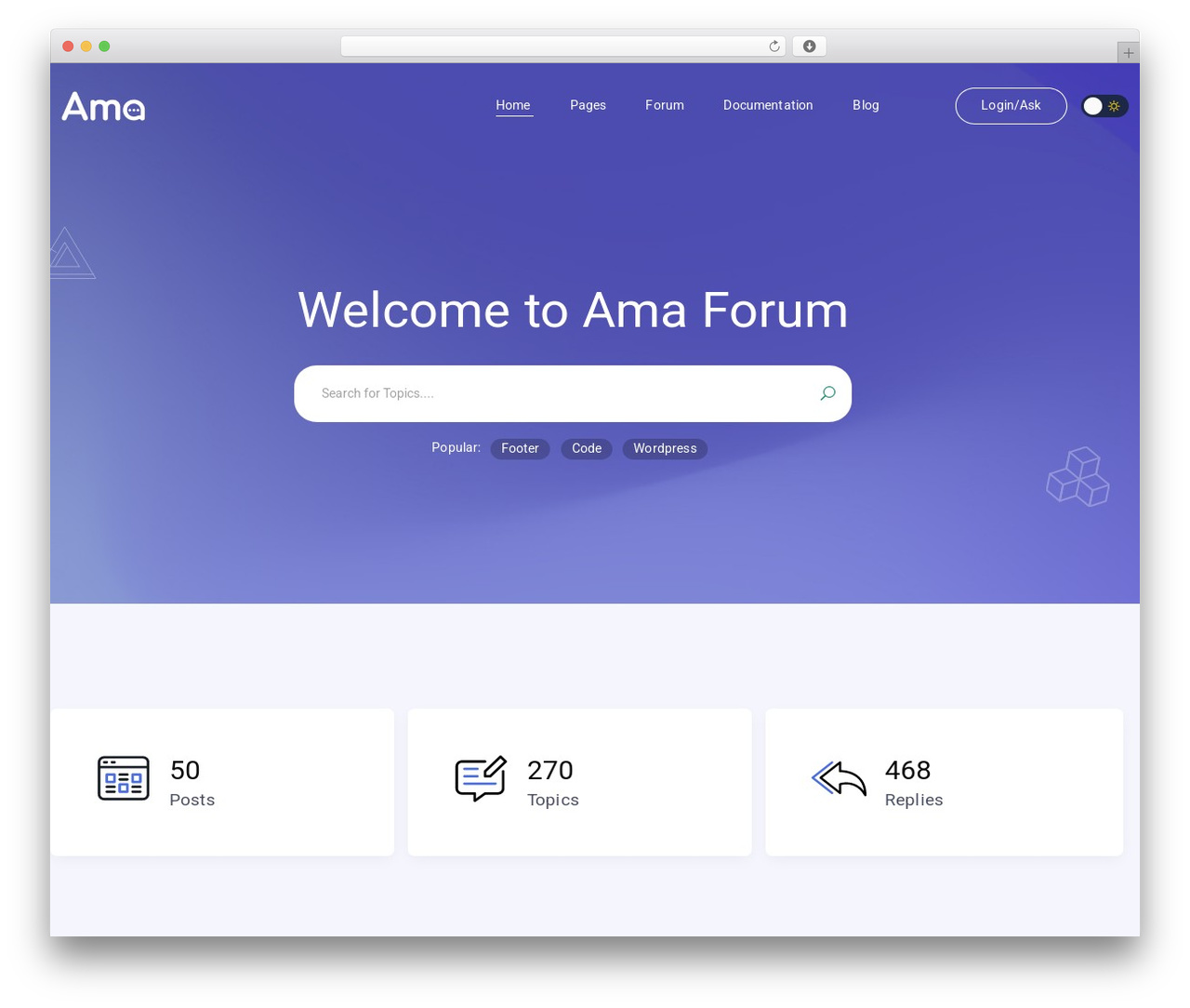 Ama WordPress theme - askdrycleaners.com