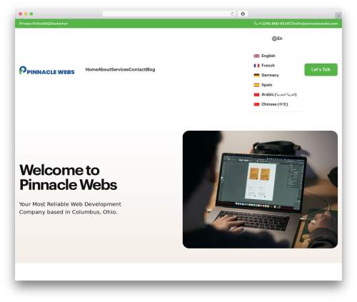 Best WordPress theme Lexend - pinnaclewebs.com
