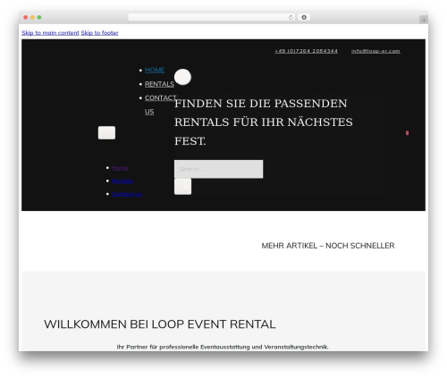 Rentman plugin master WordPress plugin - loop-er.com