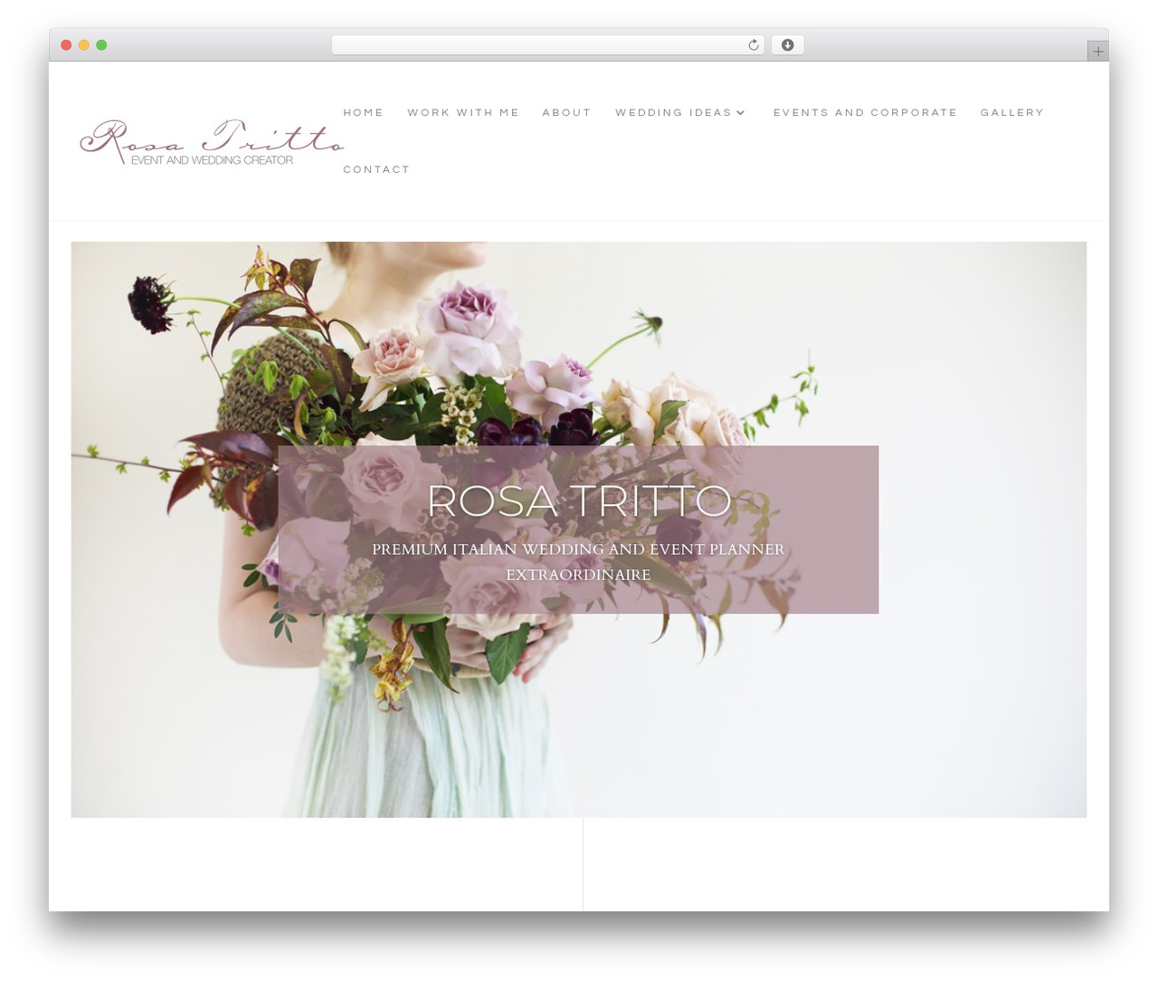 Divi WordPress theme - rosatritto.com