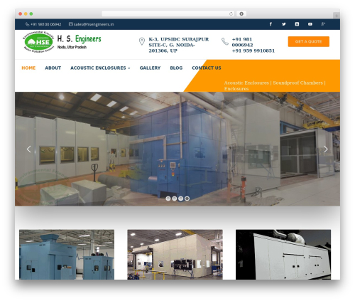 Factorypro theme WordPress - acousticenclosures.xyz