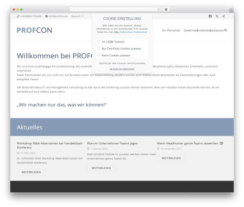 E recht24 share WordPress plugin - profcon.de