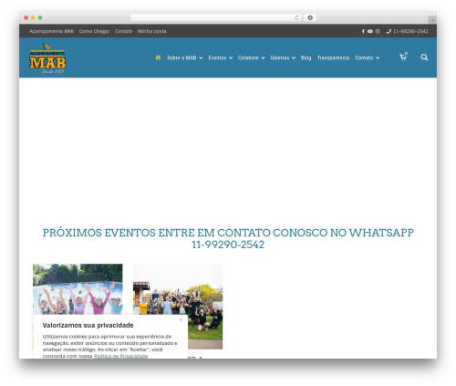 Ultimate layouts vc WordPress plugin - acampamentomab.com.br