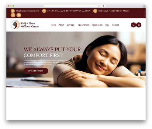 Medixi best WordPress theme - tmjsleepwellnessma.com