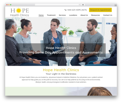 Simple booking manager WordPress plugin - hopehealthclinics.com
