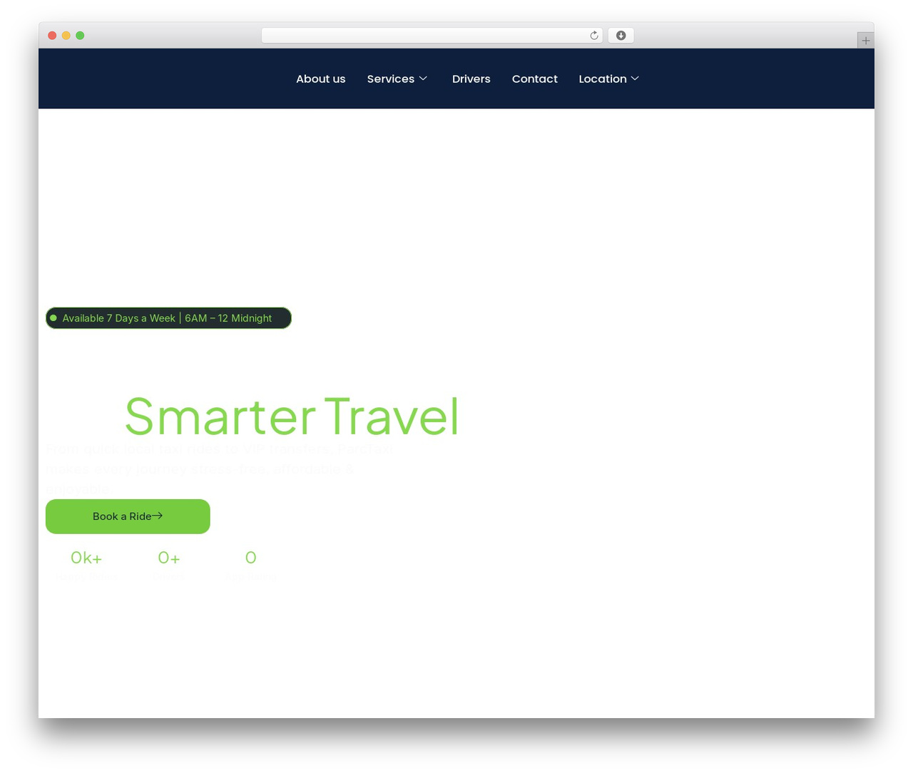 Theme WordPress Hello Elementor - parctaxi.com