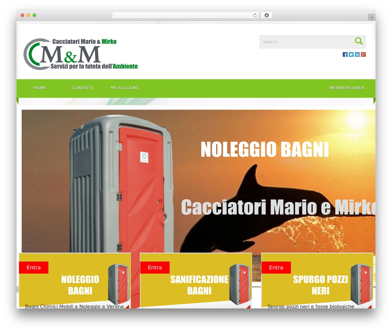 WordPress theme Responsive Directory Theme - okbagnochimico.it
