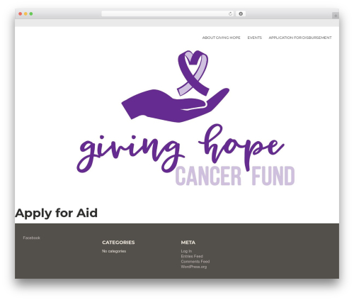 WordPress theme benefactor - nemahacountygivinghope.org