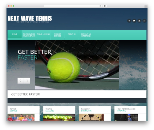 WordPress theme cherry - bptennis.net