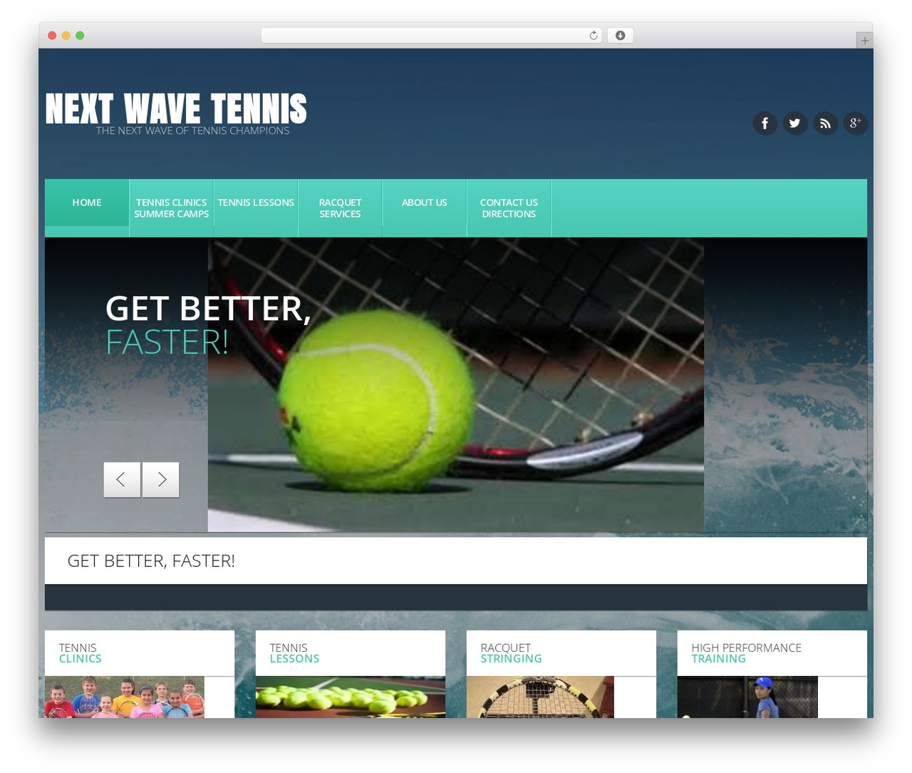 WordPress theme cherry - bptennis.net