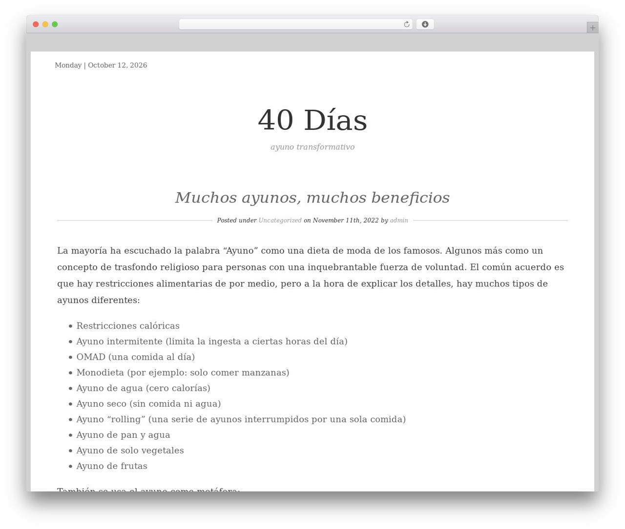 WordPress theme keepwriting - 40dias.org WordPress theme keepwriting - 40dias.org