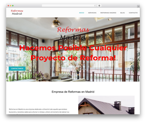 WordPress theme U-Design - reformas-en-madrid.org