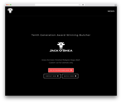 aleb WP theme - jackoshea.com