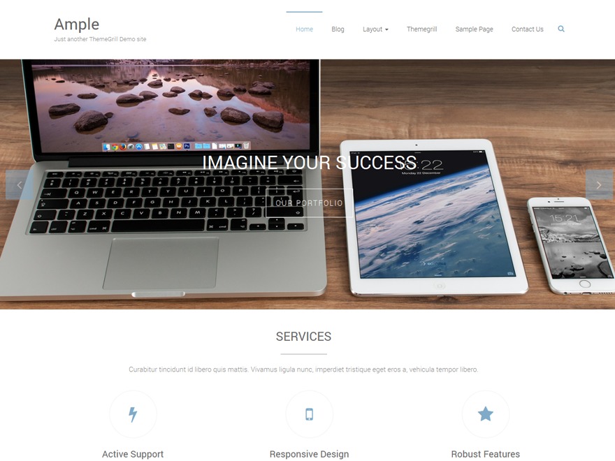 Ample_Childtheme premium WordPress theme