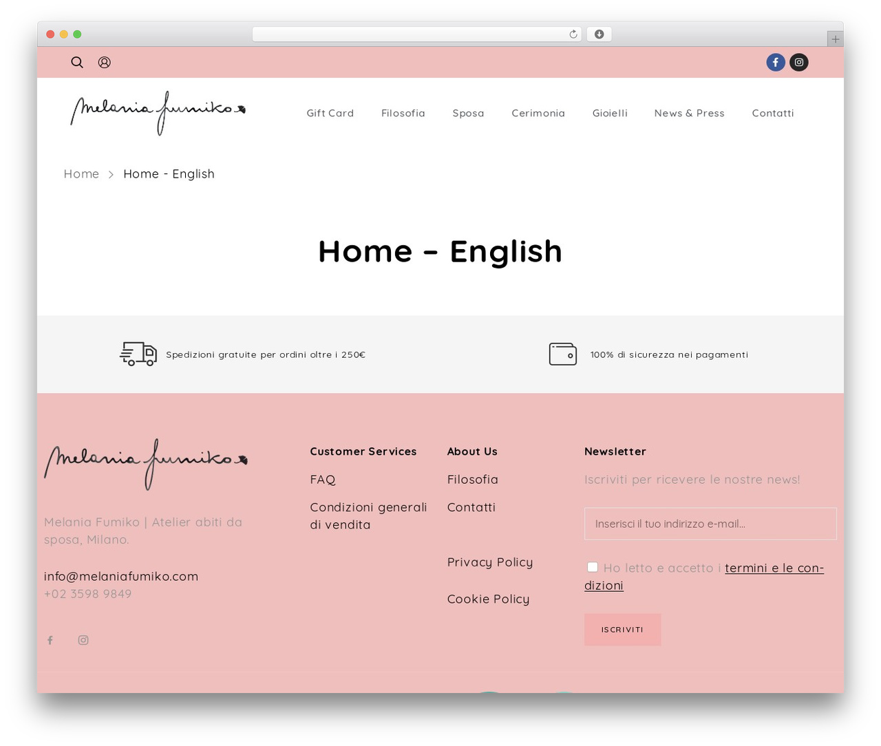 Anon WordPress theme - melaniafumiko.com