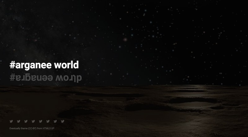 Arganee World WordPress theme by Alan Levine
