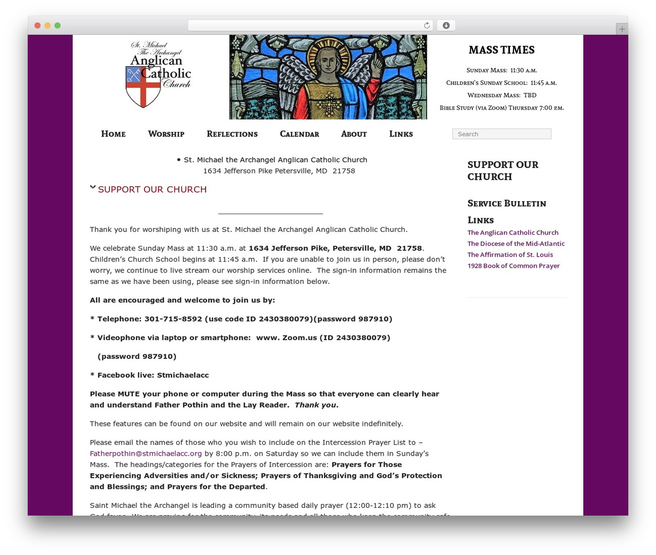 Best WordPress theme St Michael - stmichaelacc.org