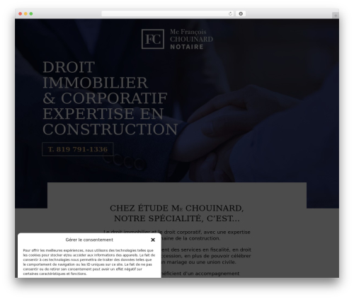 Cake Base theme WordPress - notairechouinard.com