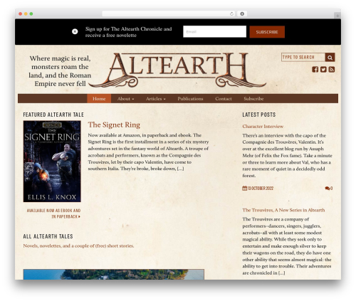 Clockpunk Studios Base Theme WordPress theme - altearth.net