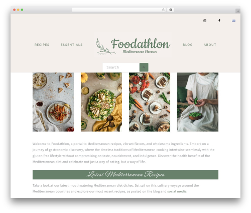 Cookd Pro theme WordPress - foodathlon.com