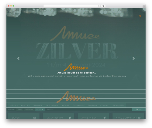 Custom Boostrap WP Theme WP theme - amuze.org