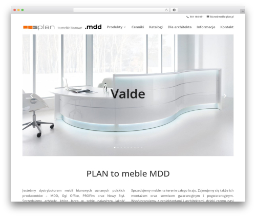 Divi best WordPress theme - meble-plan.pl