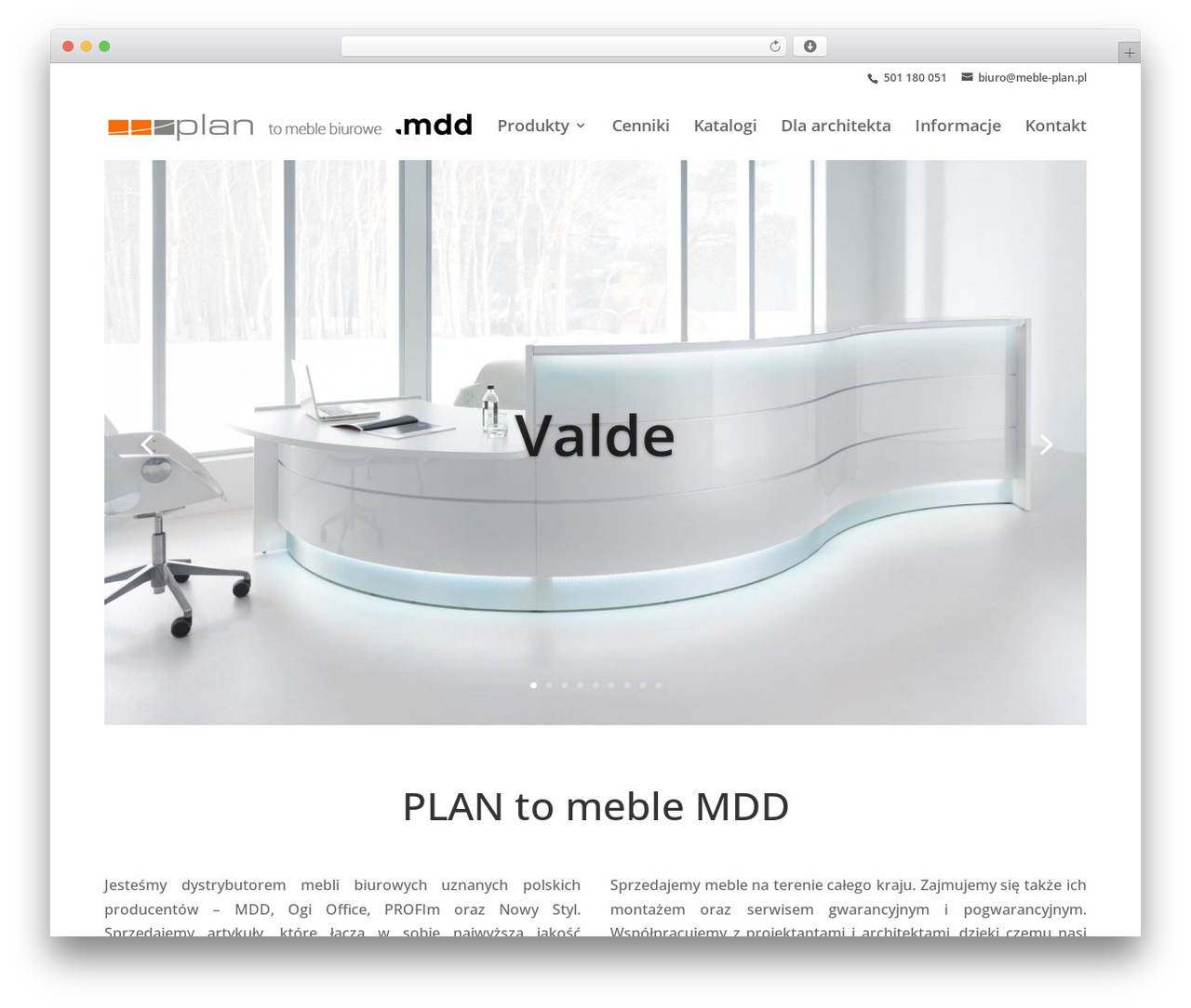 Divi best WordPress theme - meble-plan.pl
