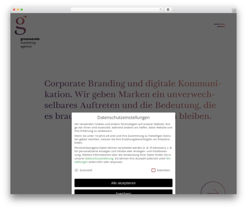 Divi premium WordPress theme - www.groesserals.com