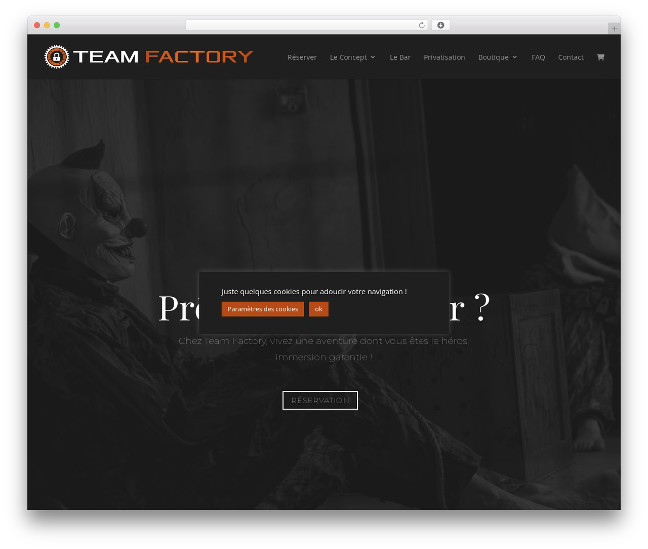 Divi Child WordPress gaming theme - teamfactoryescape.com Divi Child WordPress gaming theme - teamfactoryescape.com