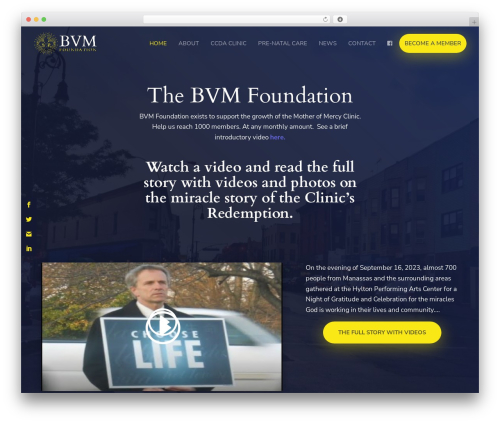 Divi WordPress theme - bvmtrustfoundation.org