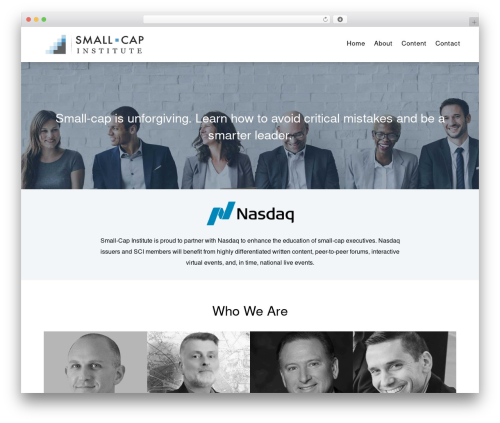 Divi testimonial slider WordPress plugin - smallcapinstitute.com
